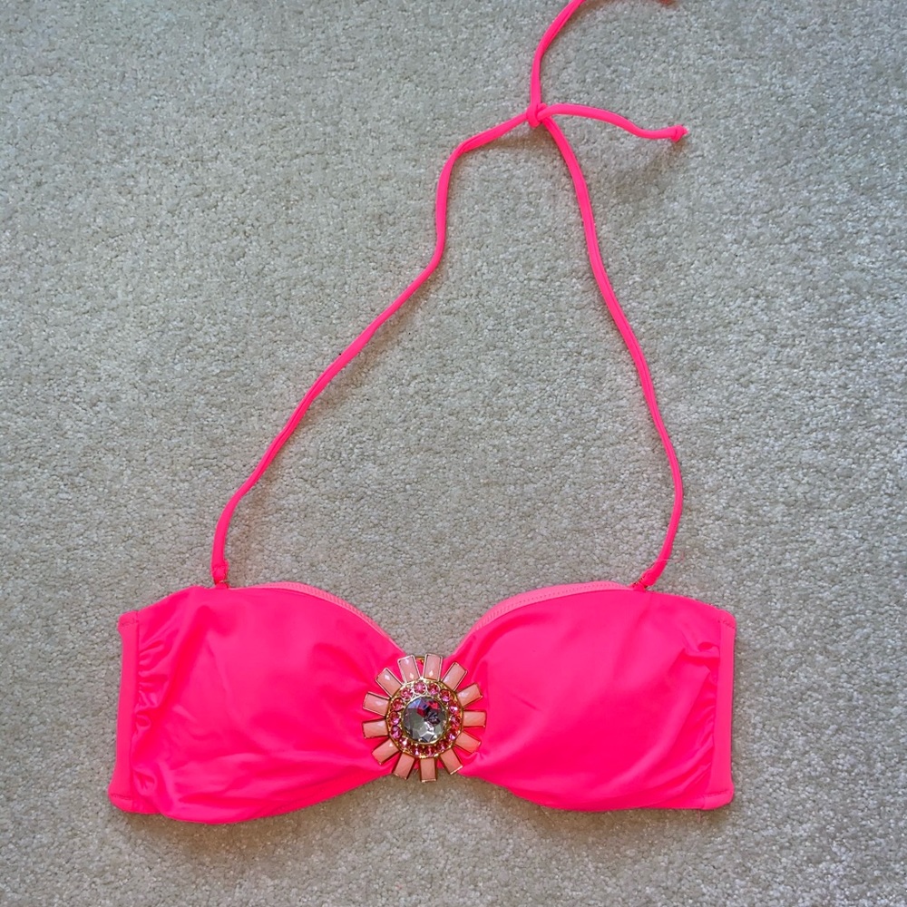Victoria Secret Bandeau Bling Swim Top | Size M